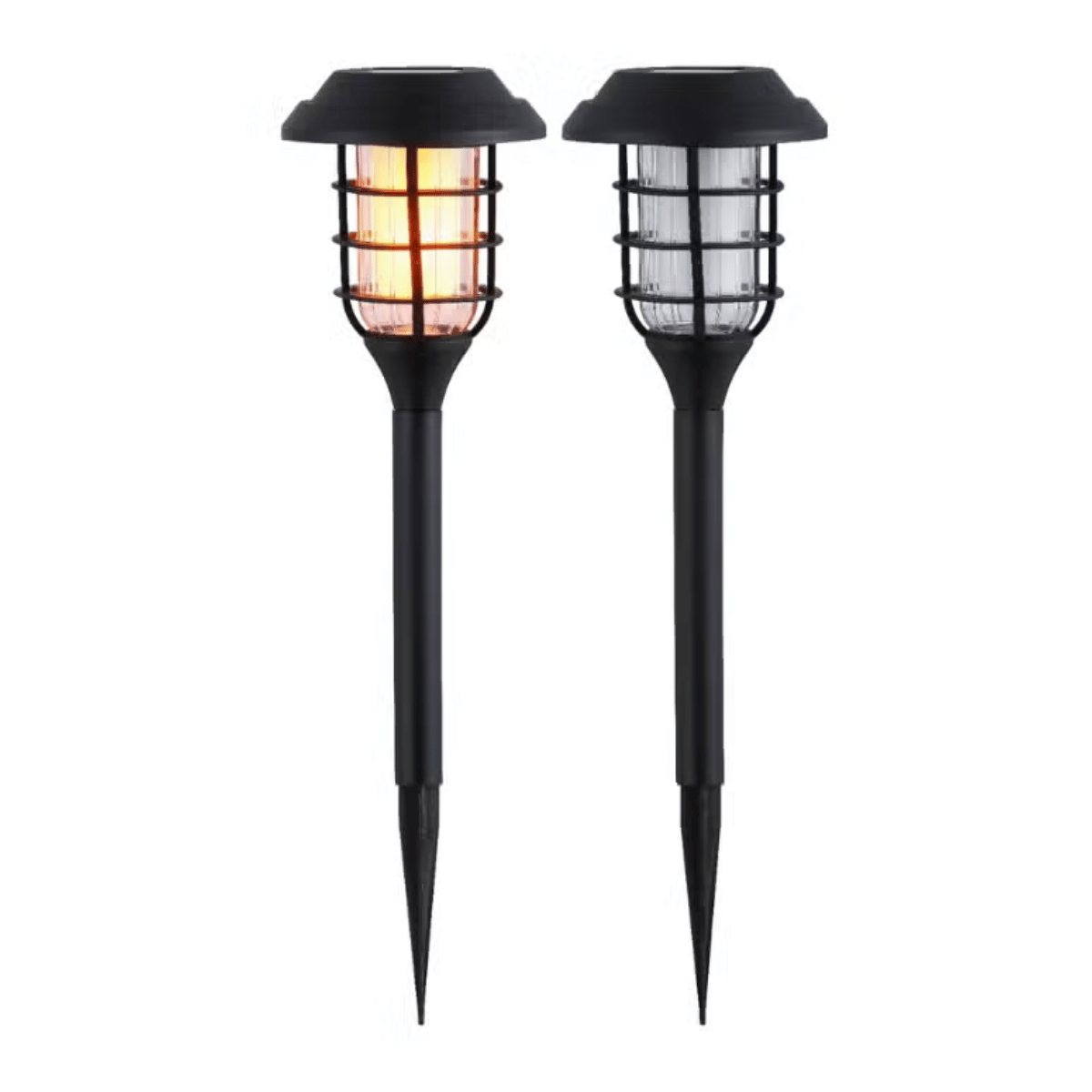 Solar steker lantaarn D 12 x H 41 cm zwart