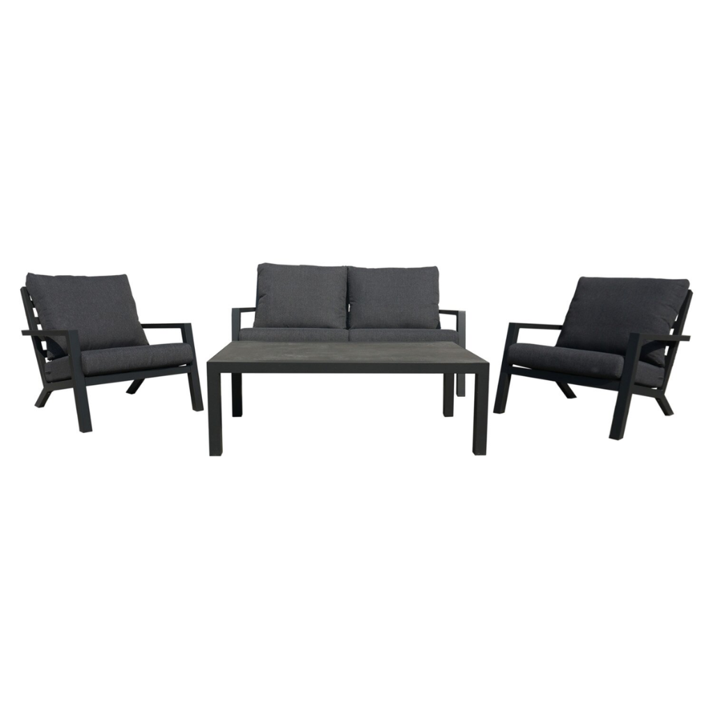 Royal Seasons Loungeset 2-zits Cannes Antraciet