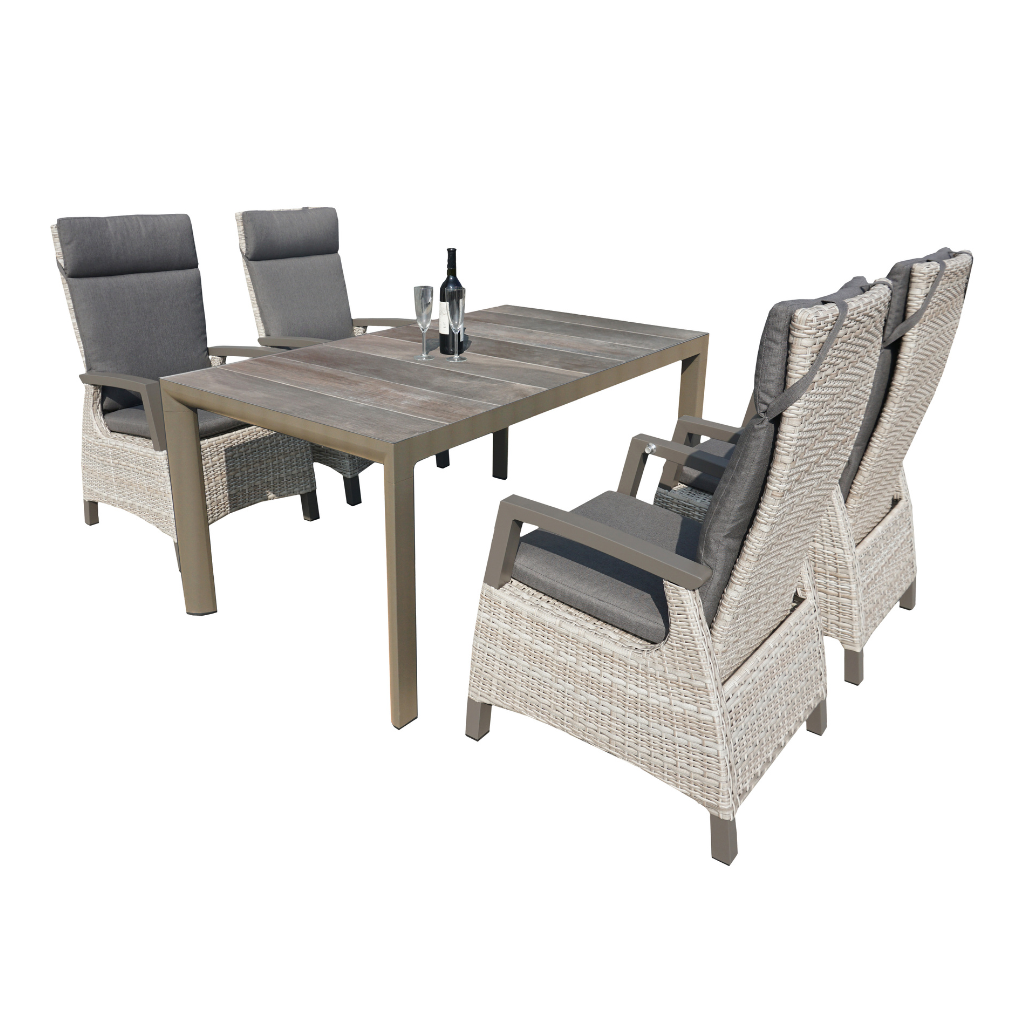 Royal Seasons Diningset 4-zits Costa dining Beige