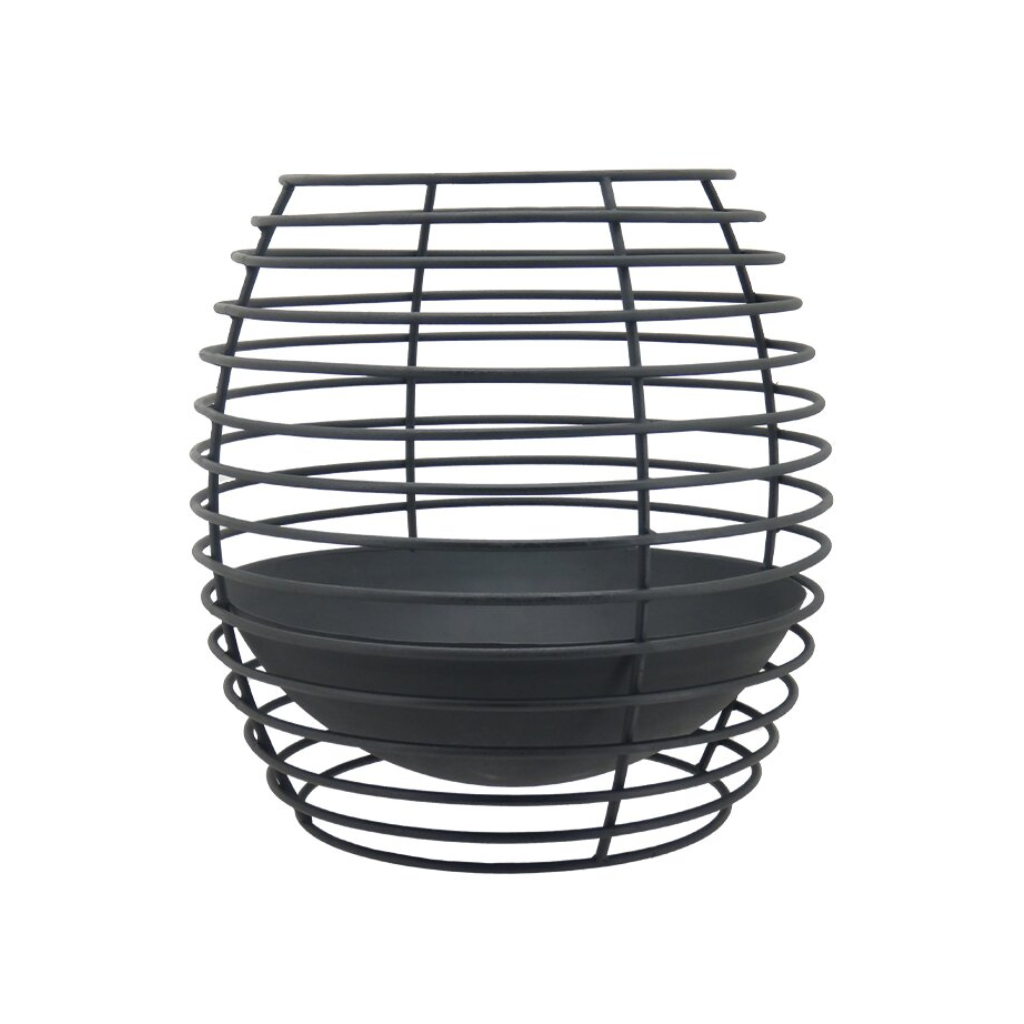 Vuurkorf Spiral Zwart