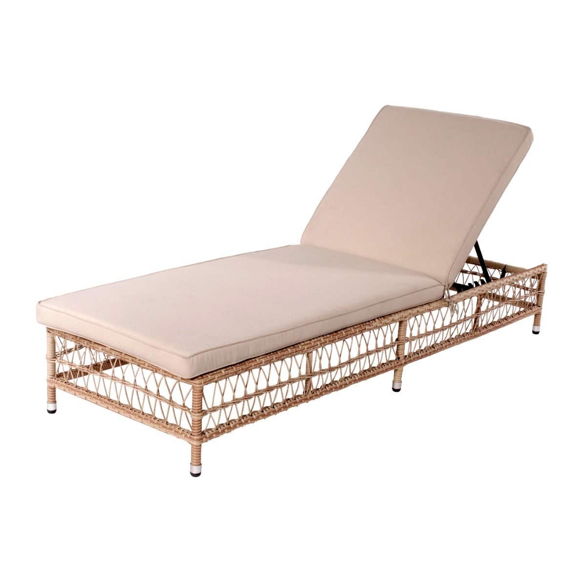 Royal Seasons Ligbed Mauritius Beige 200 x 68 x 40 cm