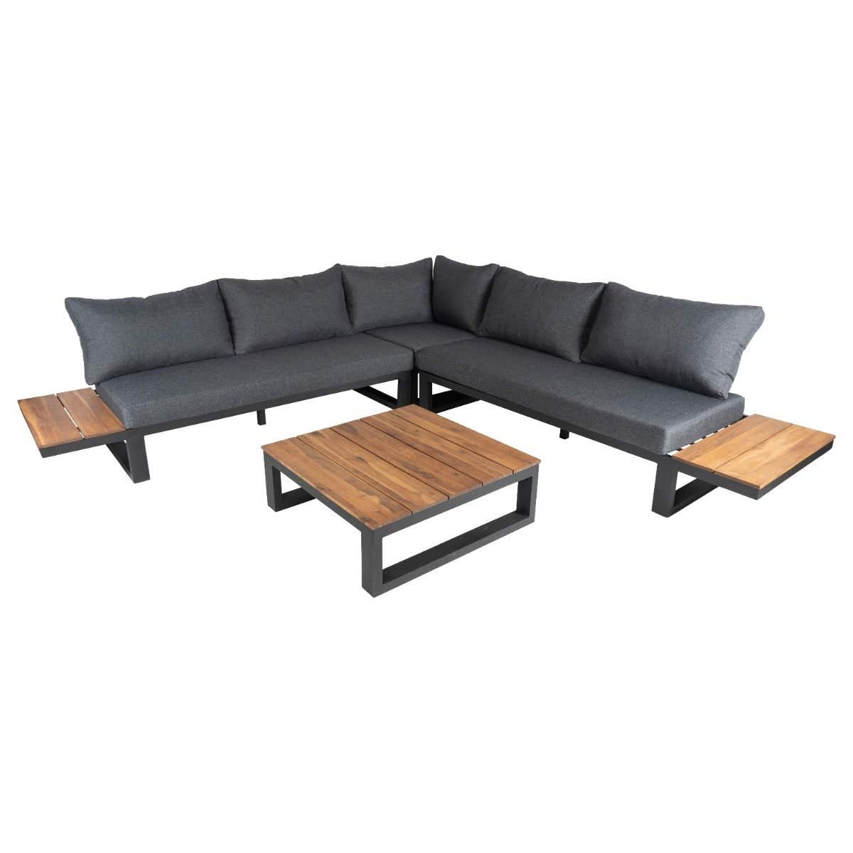Royal Seasons Loungeset 5-zits Baltimore Antraciet