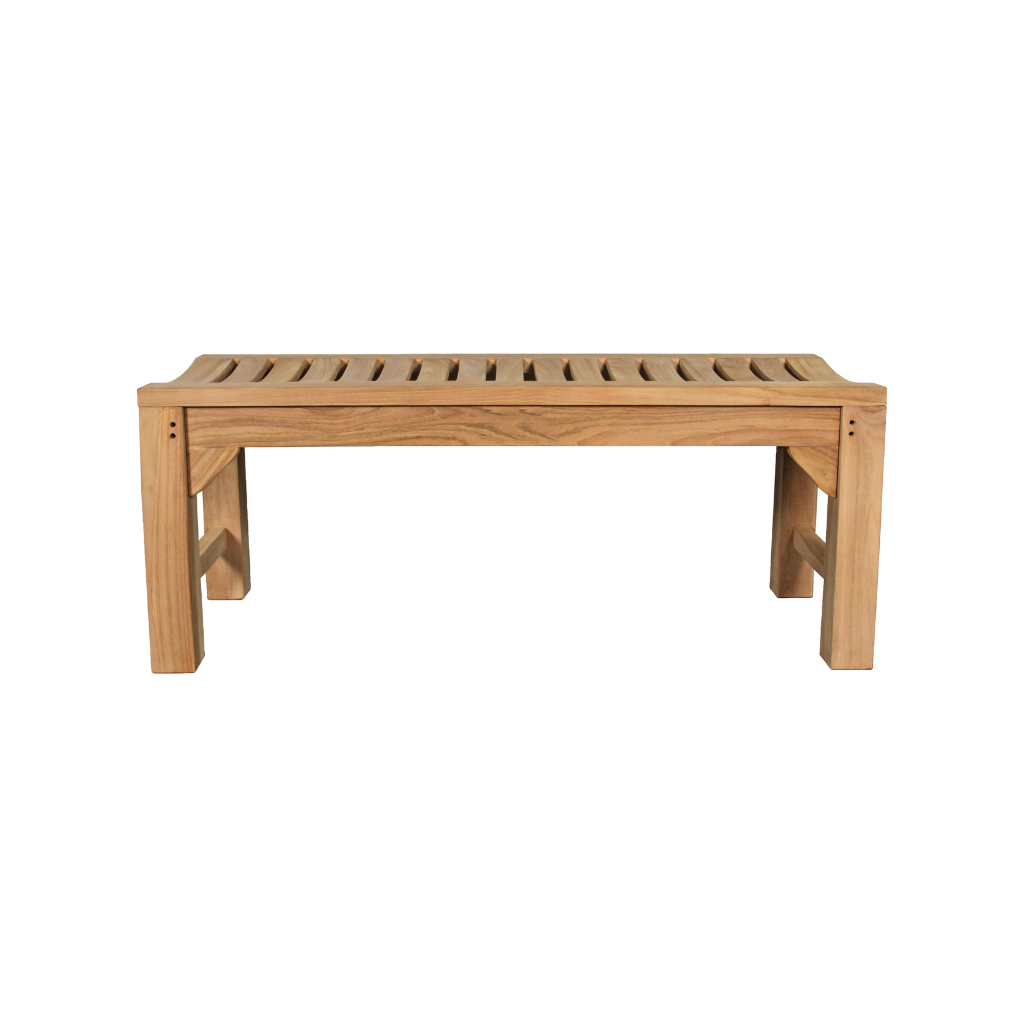 Timber Bank 2-zits Derby Naturel 120 x 45 x 45 cm
