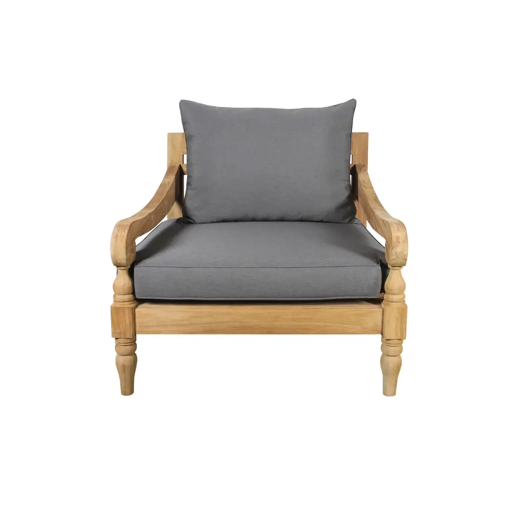 Timber Loungestoel Cambridge Naturel 90 x 90 x 80 cm