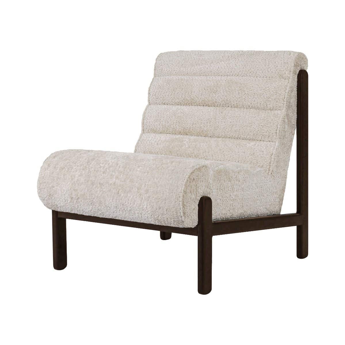 24Seven Stoel Espoo Bouclé Beige 64 x 79 x 74 cm