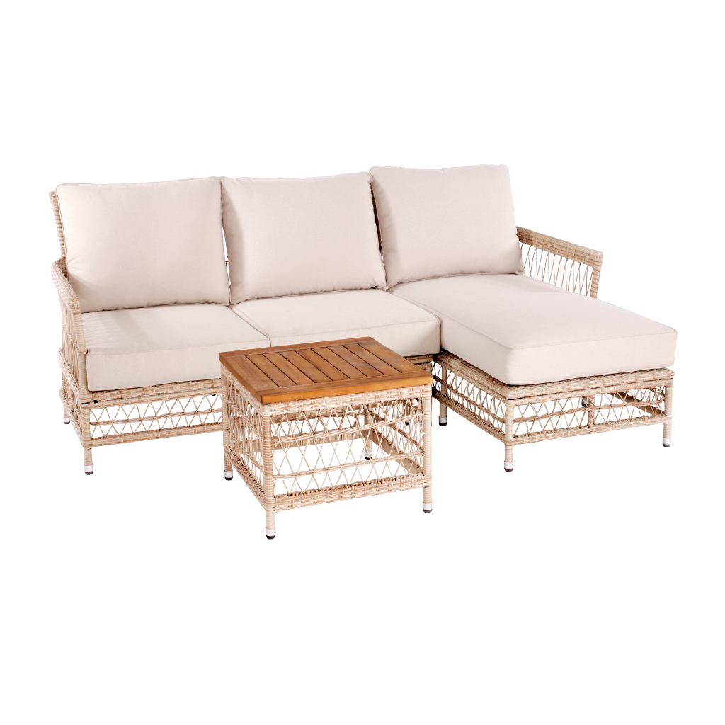 Royal Seasons Loungeset 3-zits Mauritius Naturel
