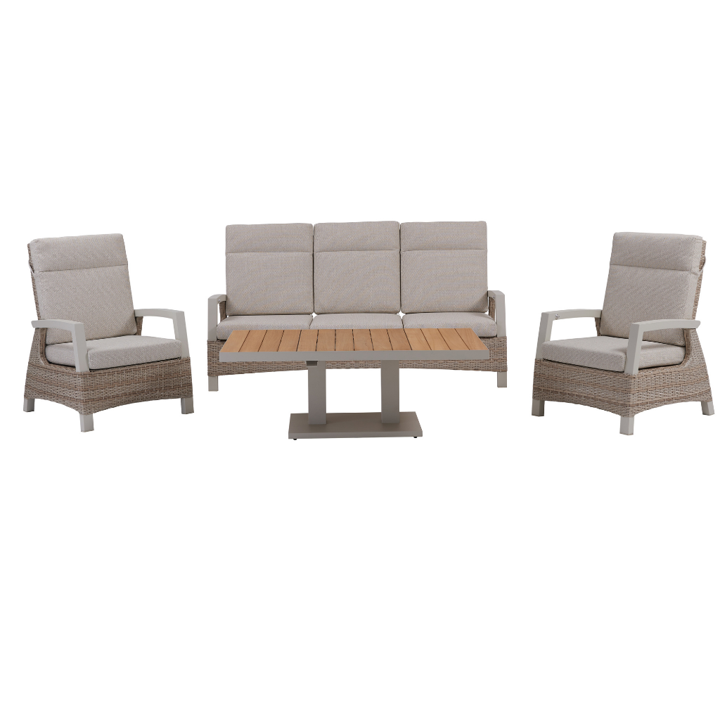 Royal Seasons Loungeset 5-zits Athene Taupe