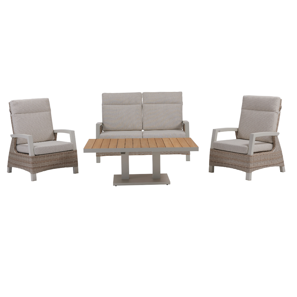 Royal Seasons Loungeset 4-zits Athene Taupe