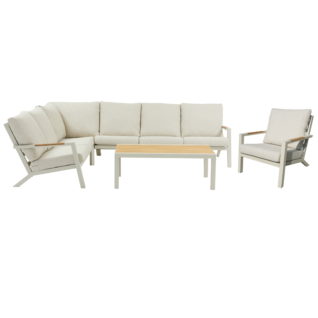 Royal Seasons Loungeset 7-zits Solare met Fauteuil Zand