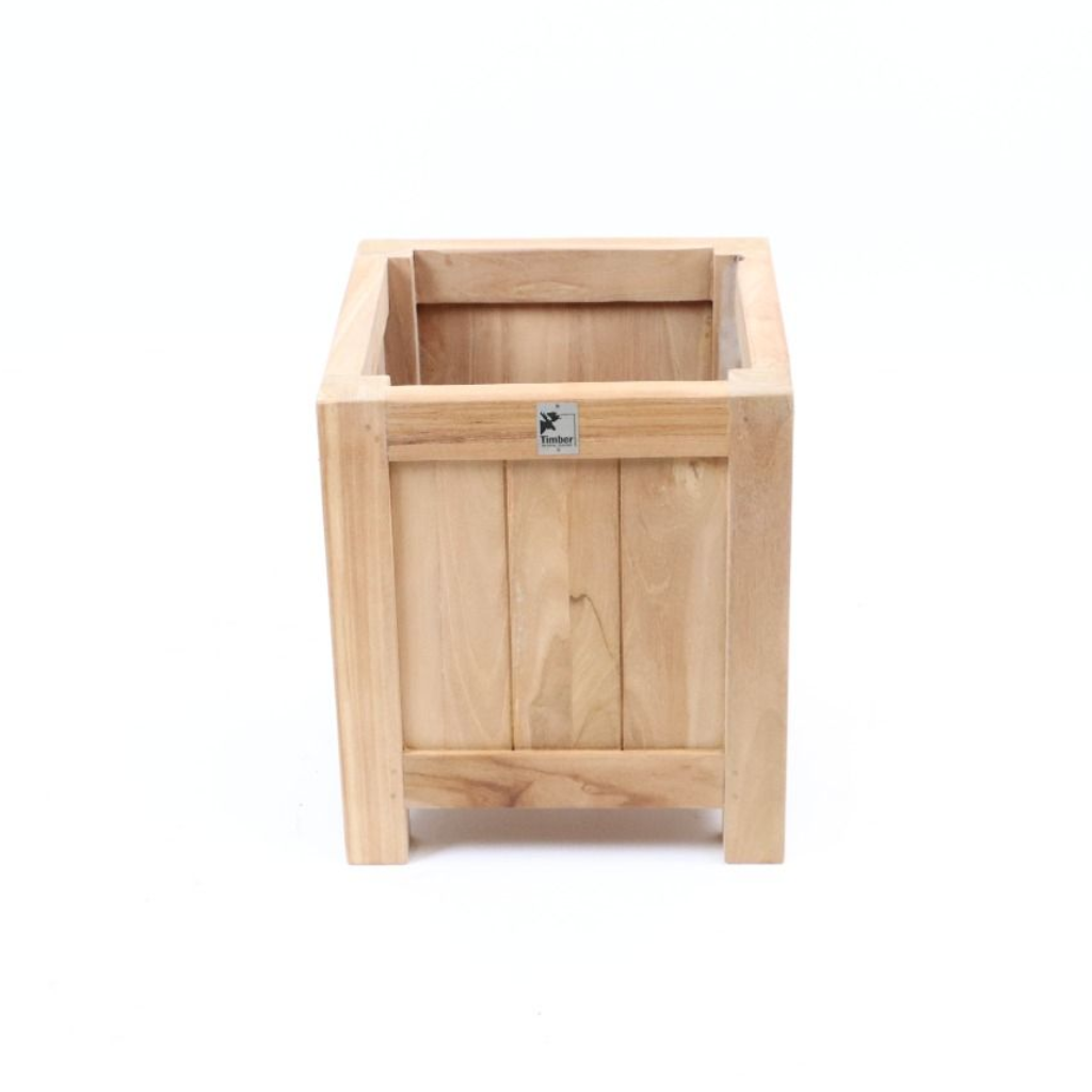 Timber Houten Plantenbak S Naturel 35 x 35 x 45 cm