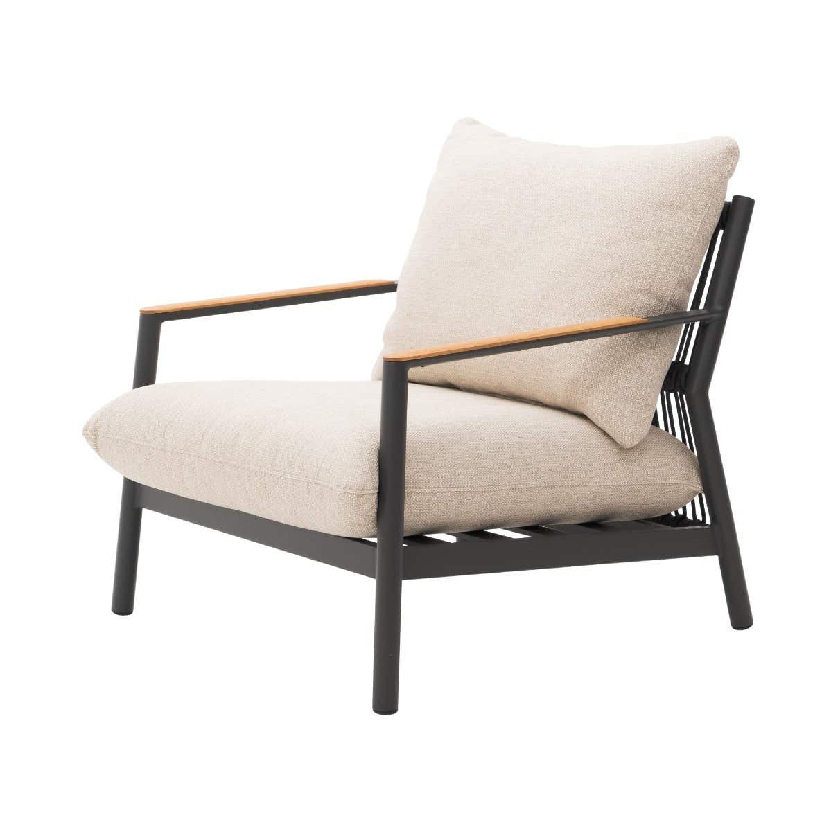 Royal Seasons Loungestoel Las Palmas Antraciet 80 x 86 x 75 cm