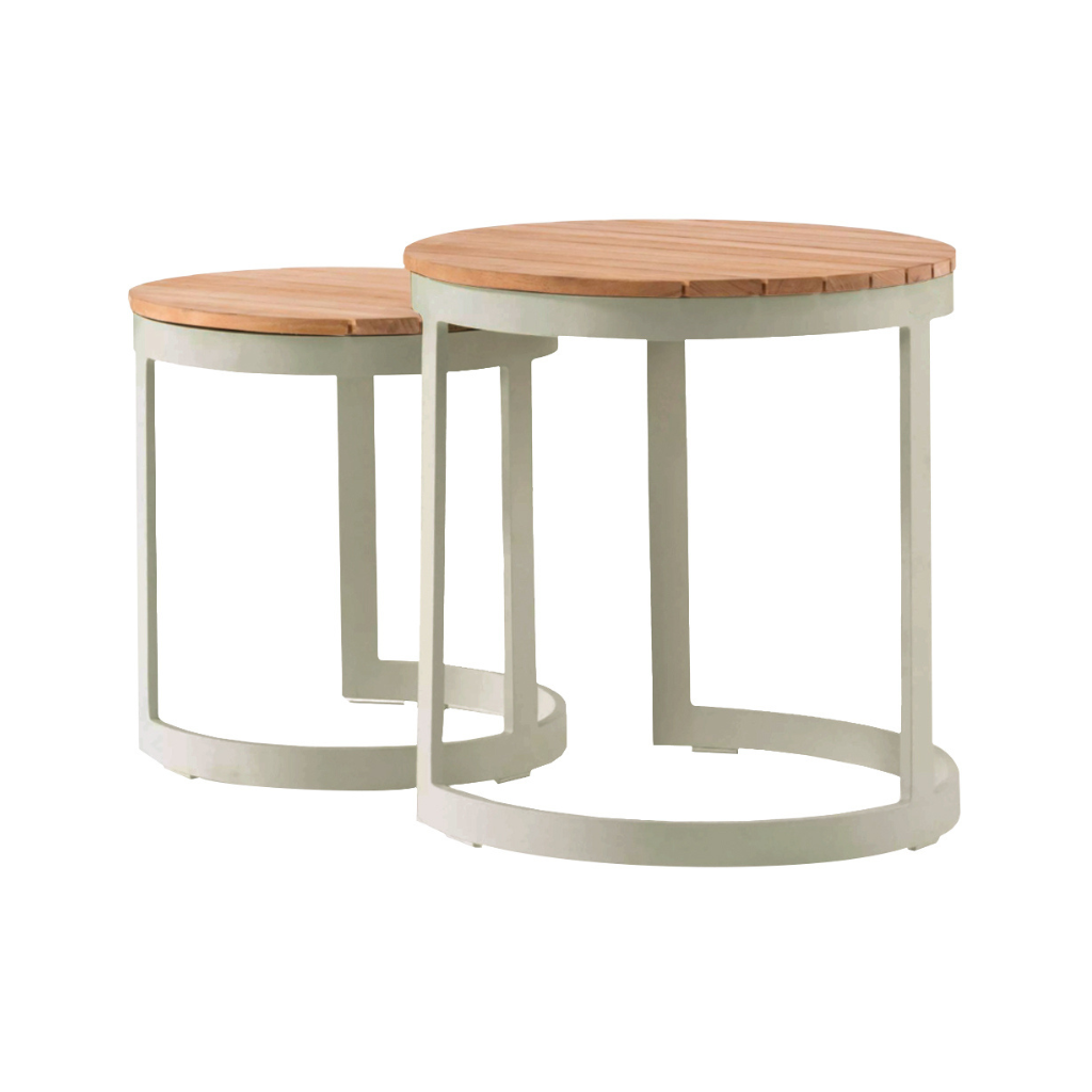 Royal Seasons Neverland bijzettafels zand set van 2