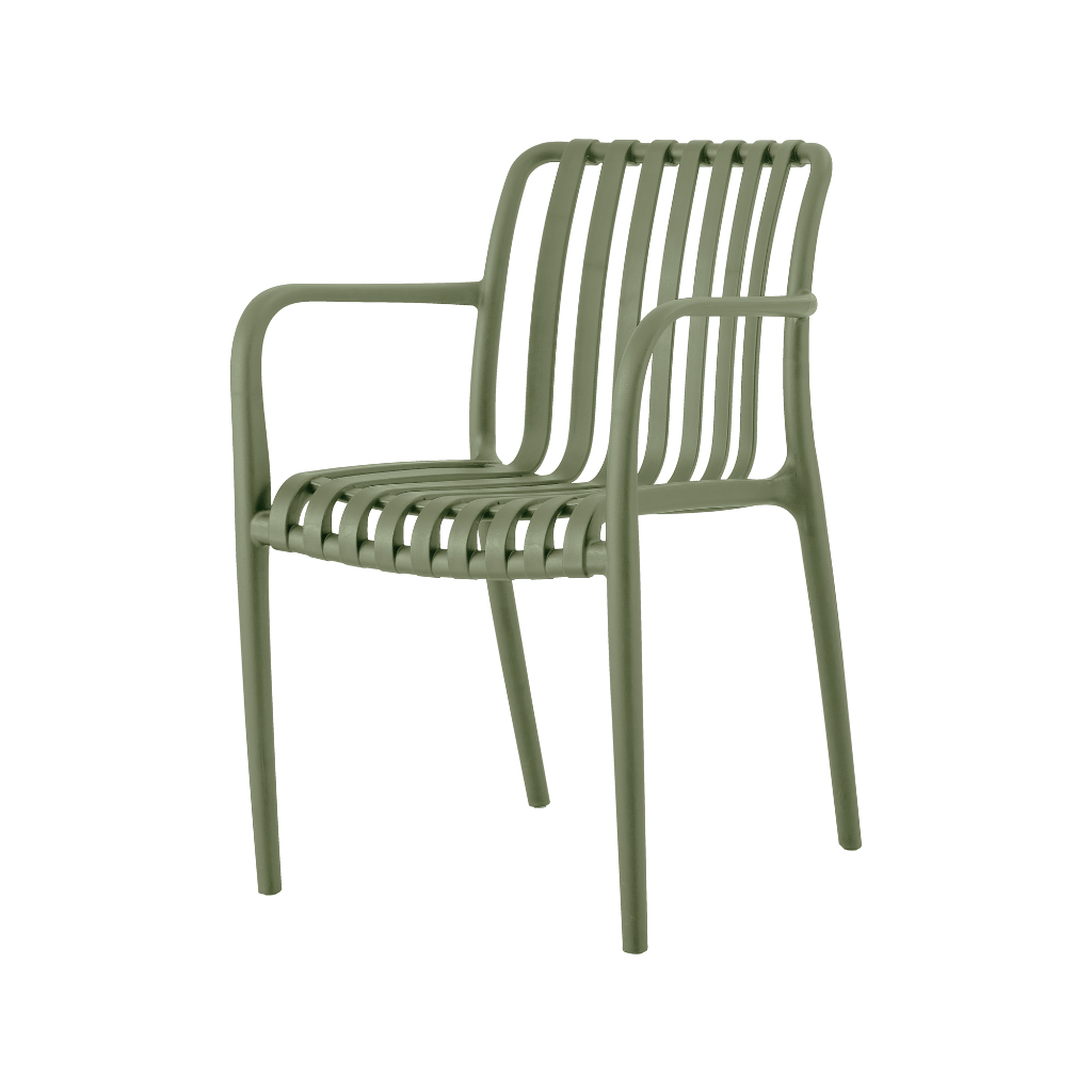 Ease up Eettafelstoel Levi Groen met Armleuning 55 x 59 x 81 cm