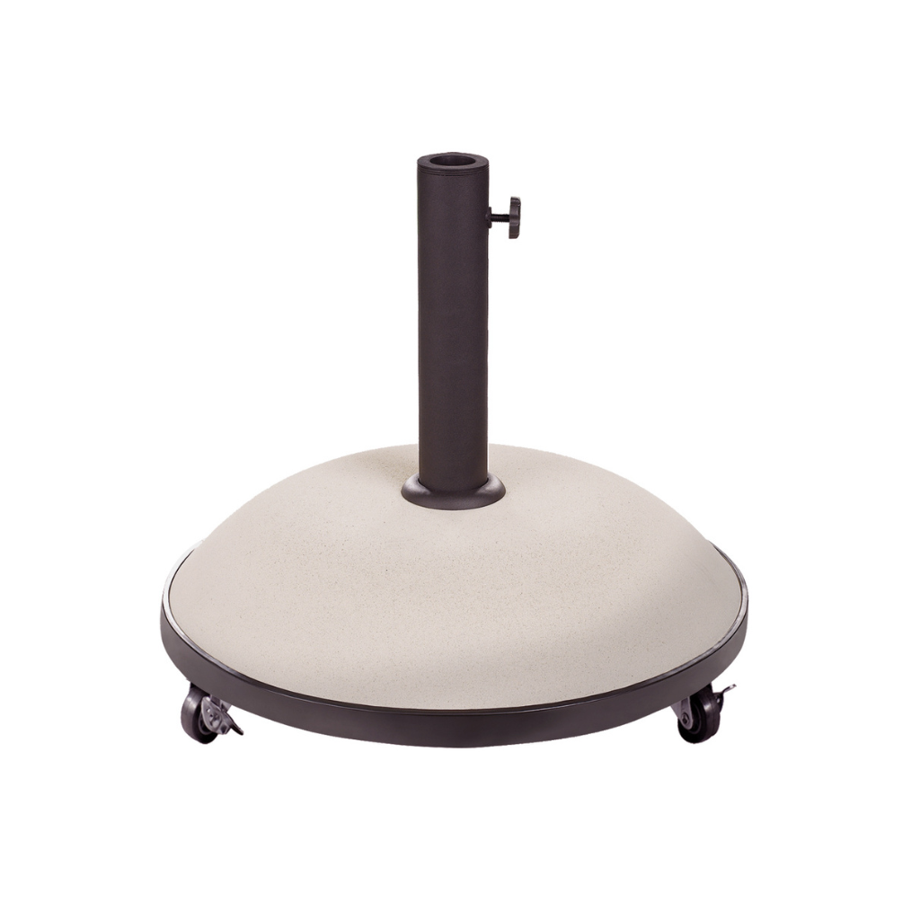 Royal Seasons Tirana Parasolvoet 35 kg Cream Op Wielen Rond Beige 50 x 42 cm