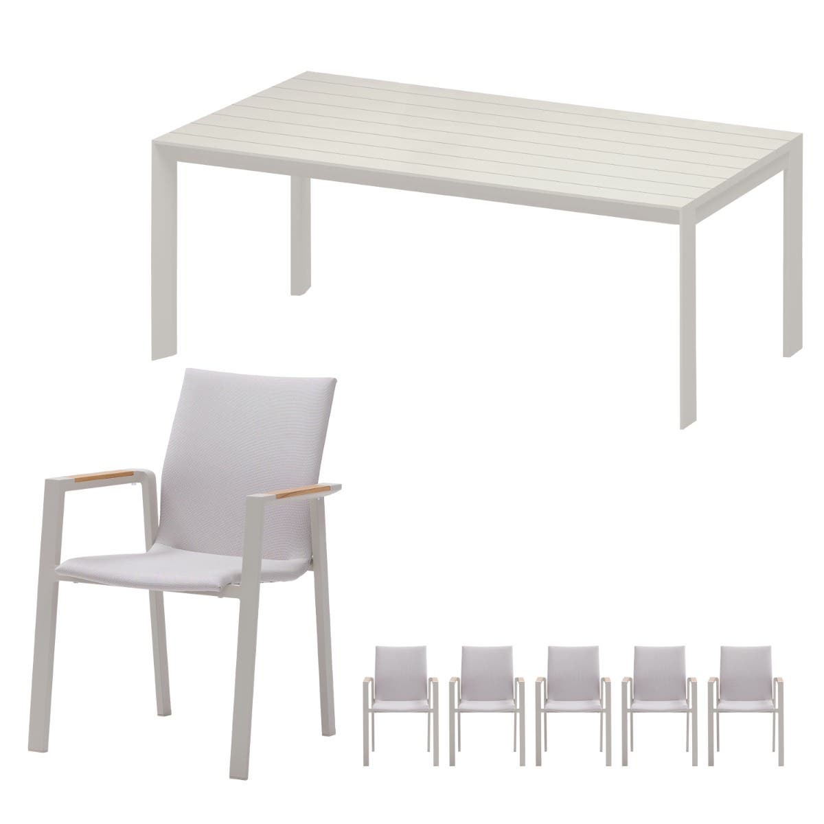 Royal Seasons Solare dining set 6 personen