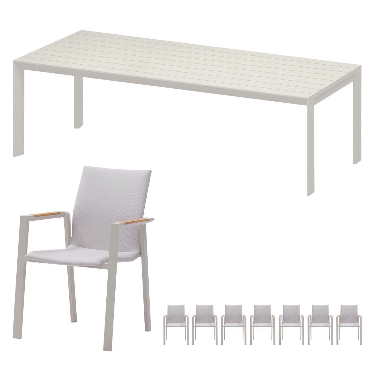 Royal Seasons Solare dining set 8 personen