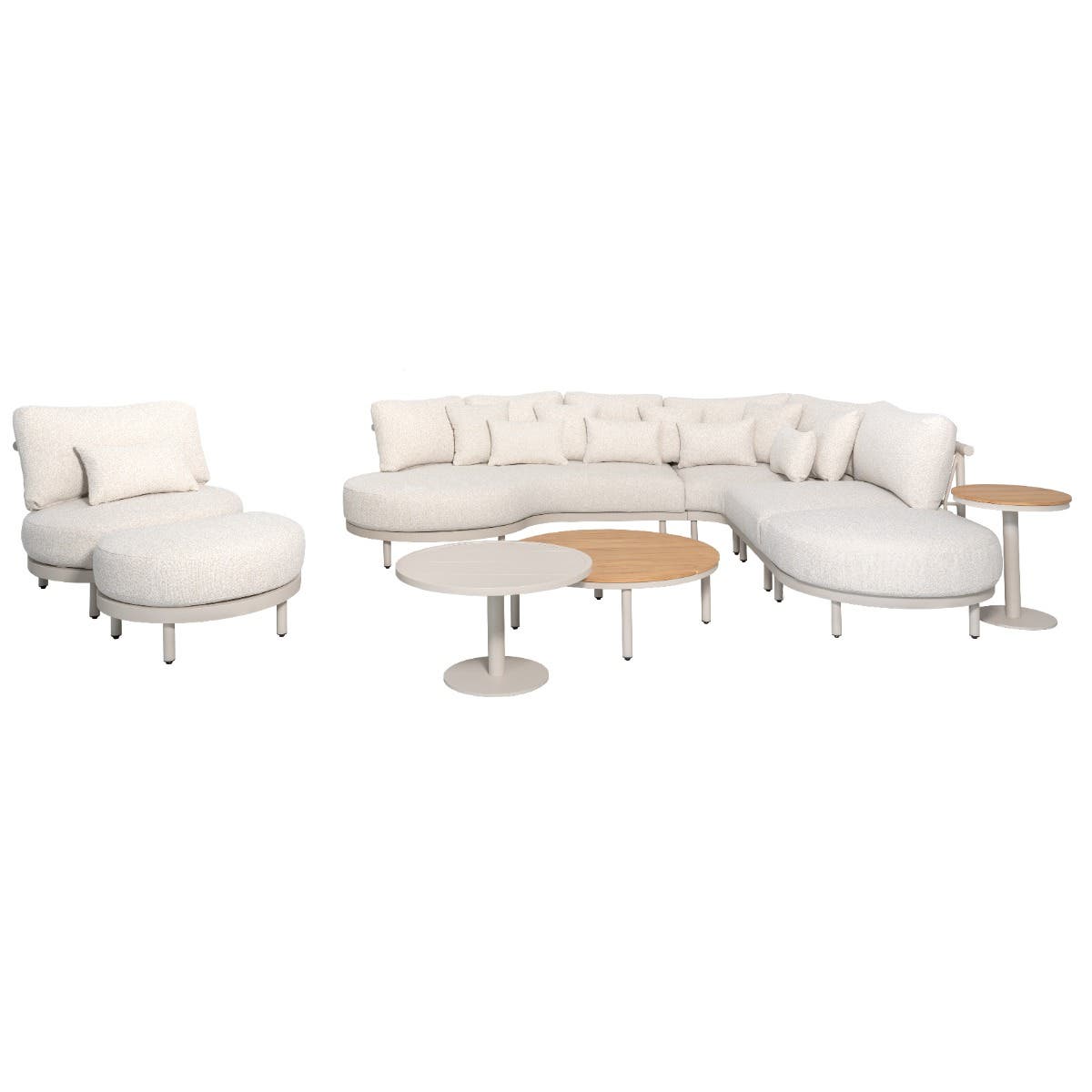 Royal Seasons Uitgebreid Loungeset 8-zits Belize Beige