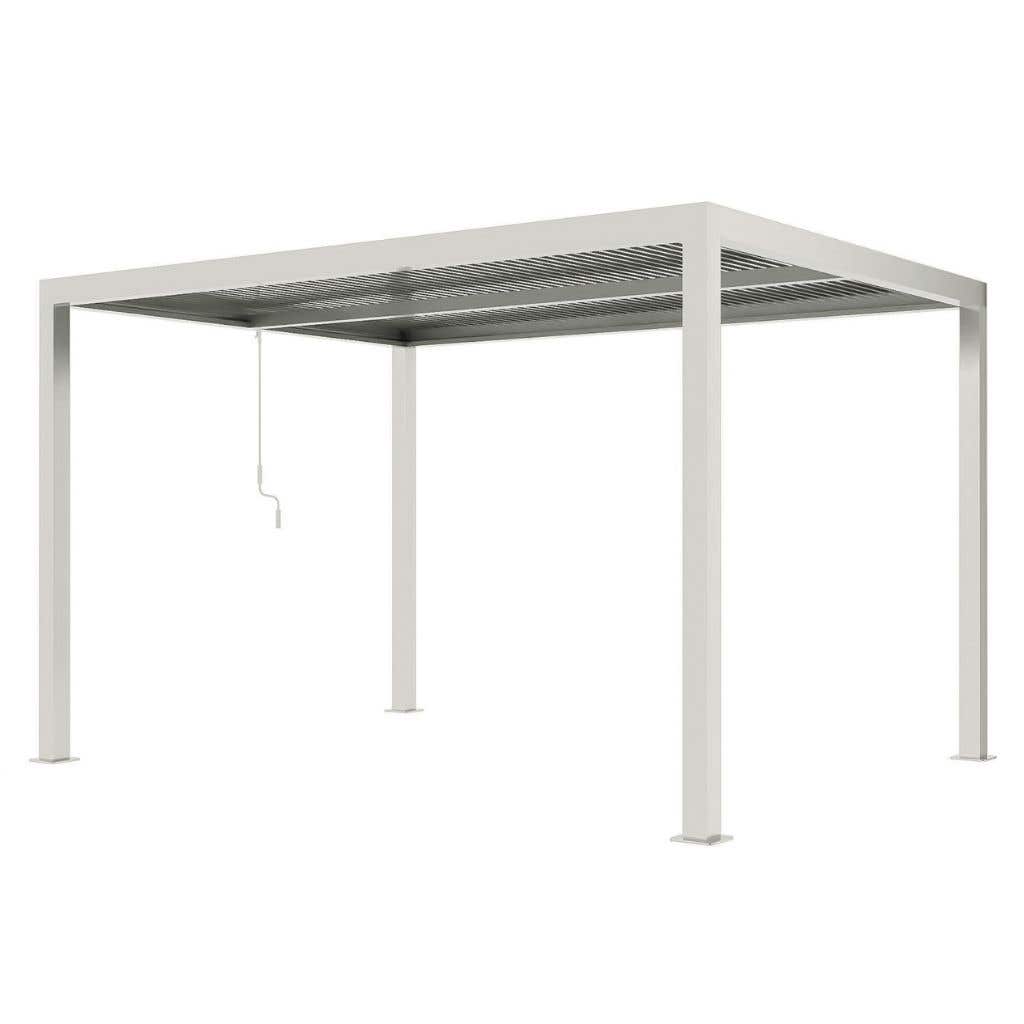Royal Seasons Terrasoverkapping Bergamo Aluminium Zand met Verlichting 400 x 300 x 250 cm