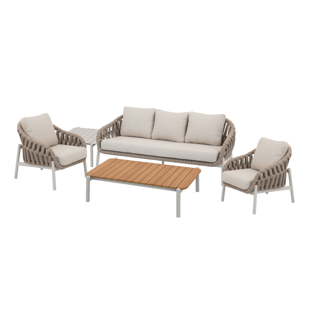 Royal Seasons Stoel-bank Loungeset 5-zits Doha Zand