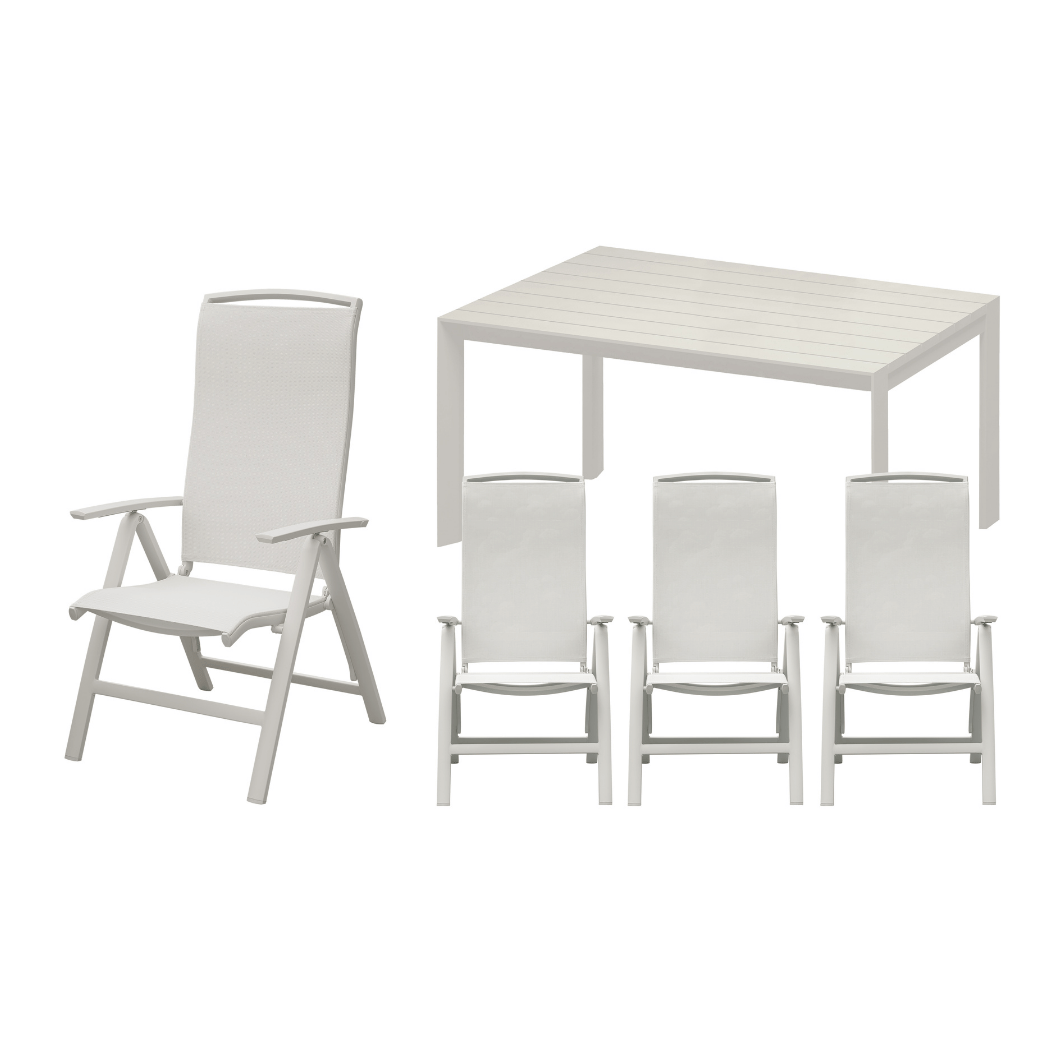 Royal Seasons Diningset 4-zits La Palma Zand