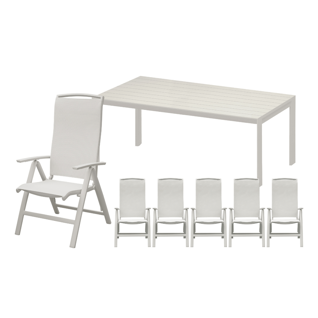 Royal Seasons Diningset 6-zits La Palma Zand