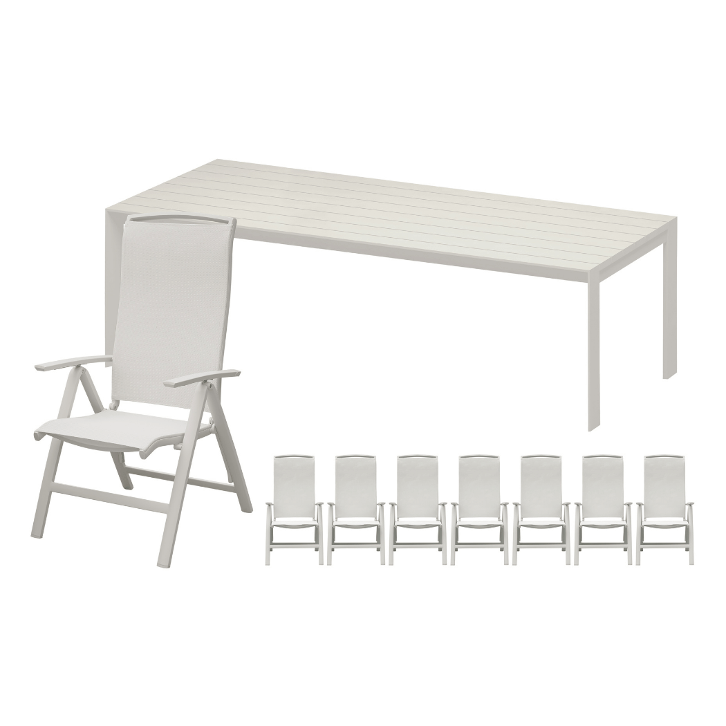 Royal Seasons Diningset 8-zits La Palma Zand