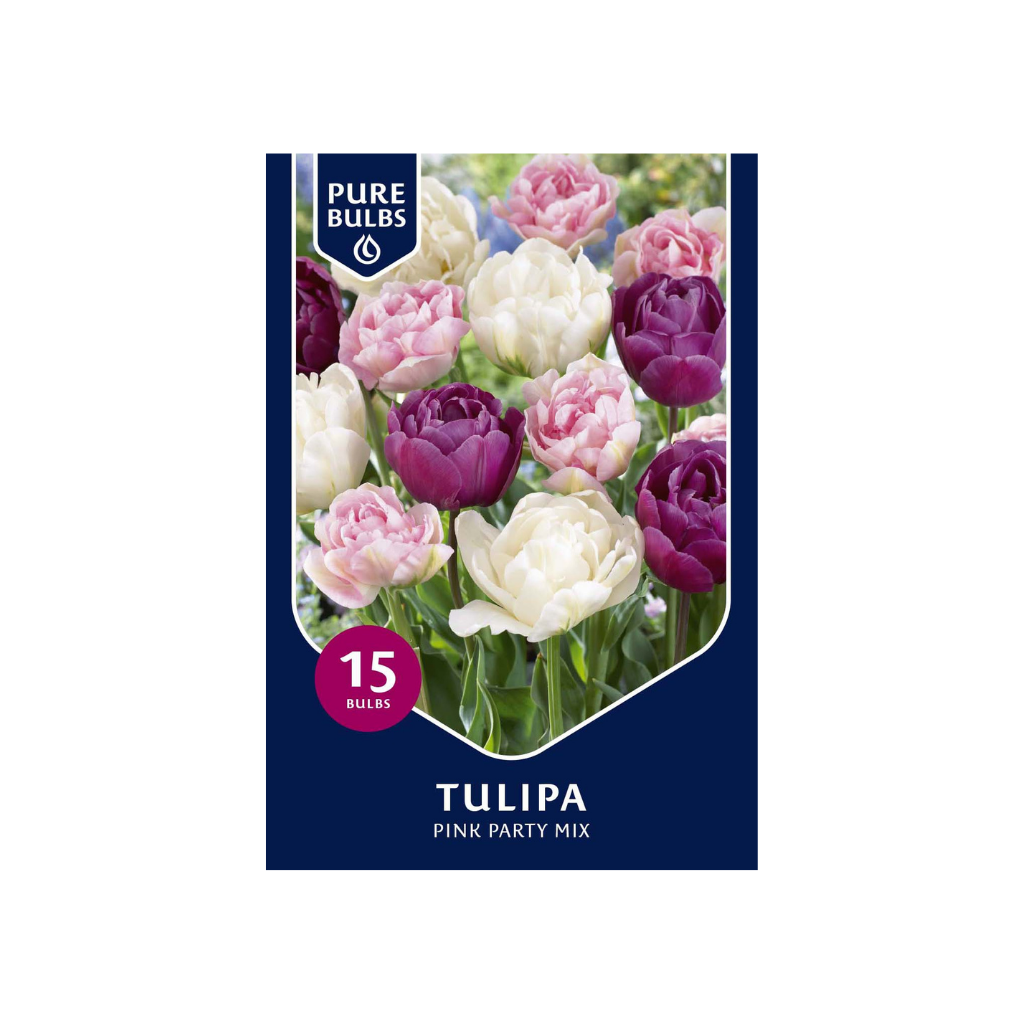 Pure Bulbs Tulipa Pink Party Mix 12 bollen