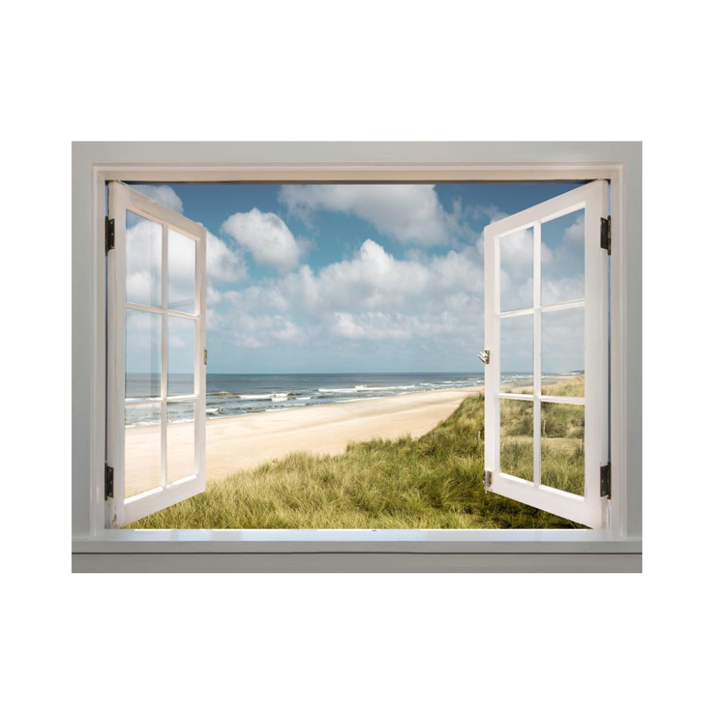 Tuinposter Kozijn 80 x 60 cm