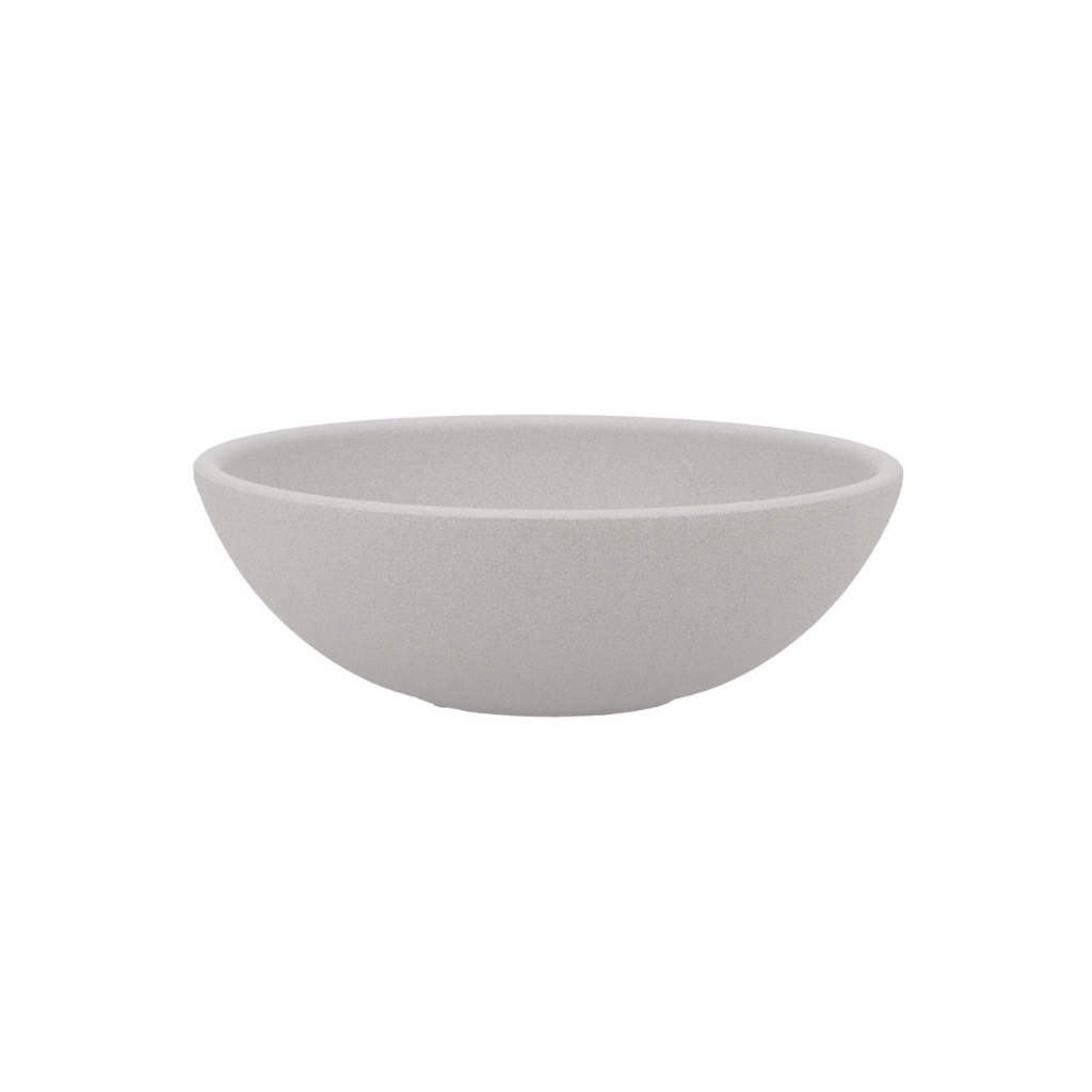 Vinci Mat Grijs Schaal Laag Bol 20 cm