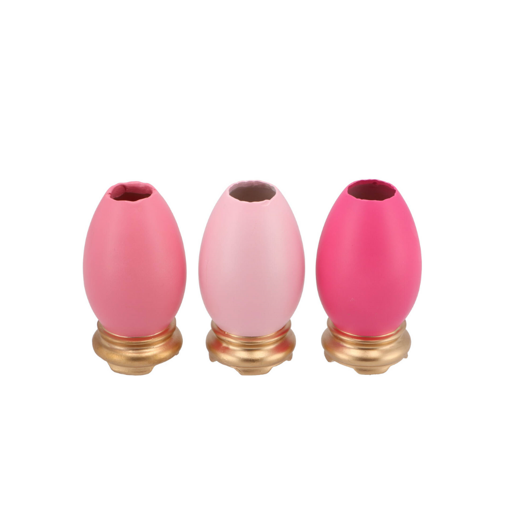 Easter Eggcited Vase Pink 15 cm