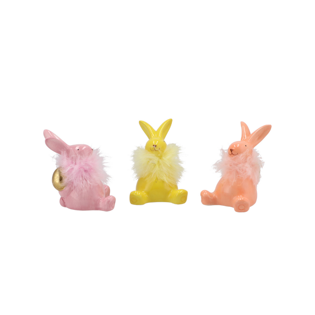 Easter Fluffy Bunny Big Pink