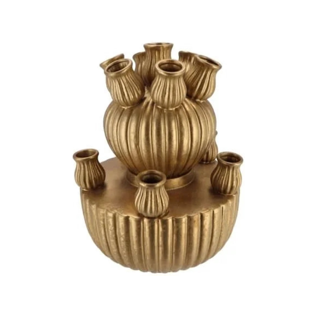 Tulpenvaas Amsterdam Goud Set 24x31