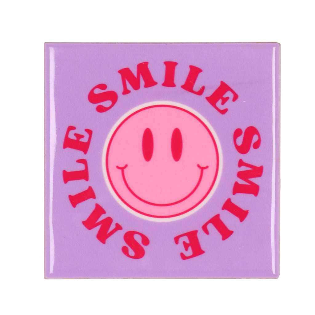 Tegel Smile Paars 10 x 10 cm