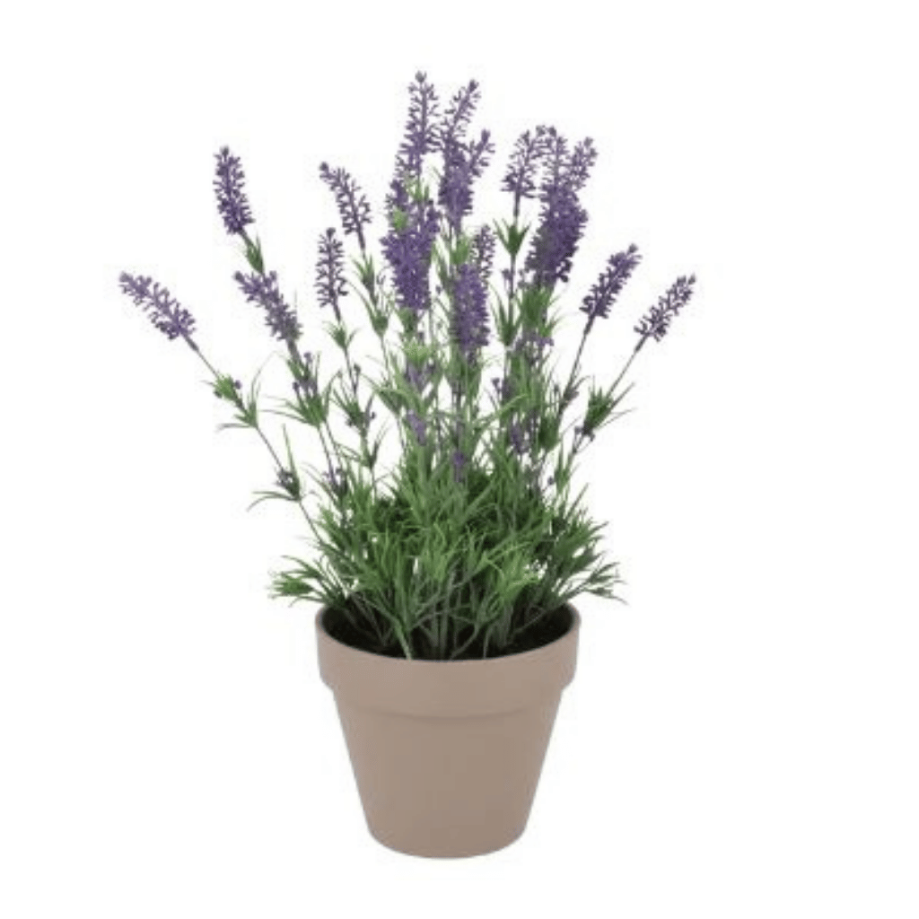 Daan Kromhout Design Kunstplant Lavendel in Pot Terra 15 x 20 cm