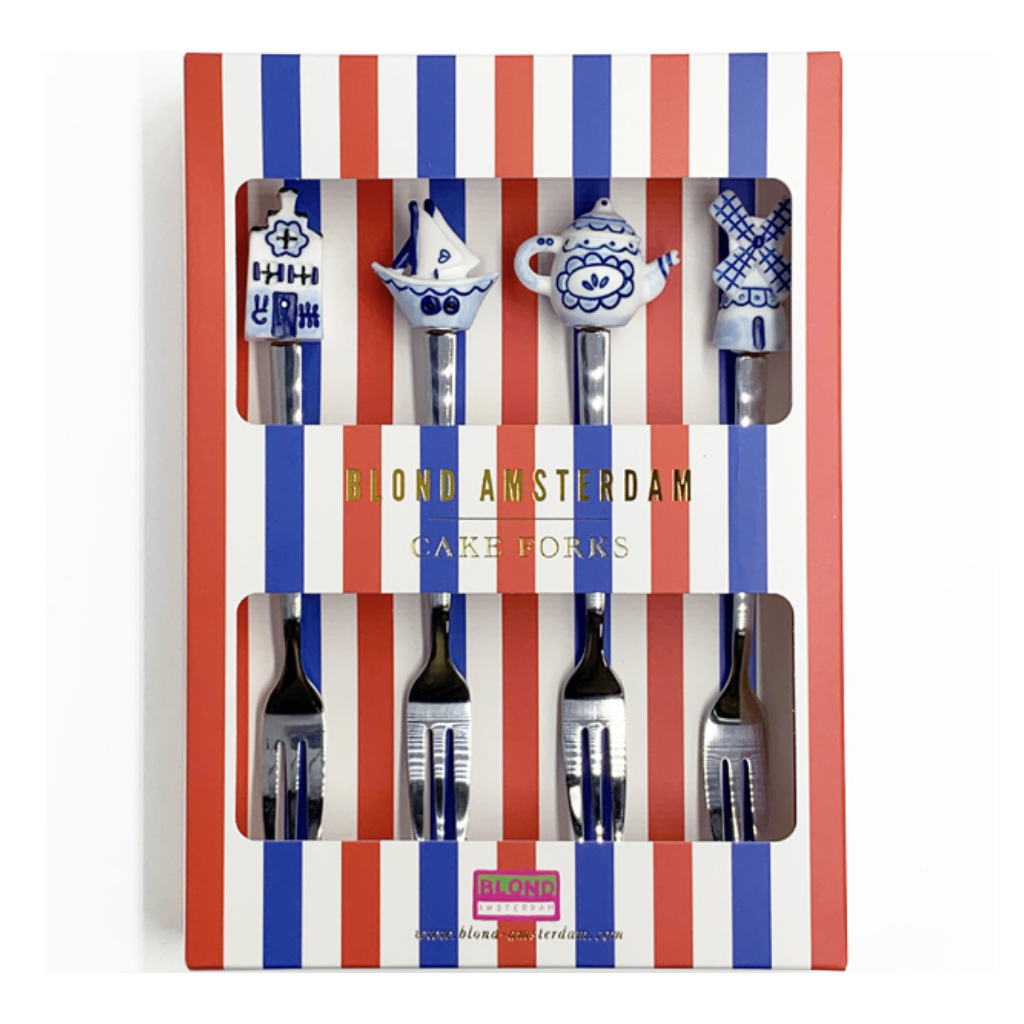 Blond Amsterdam Cakevorkjes Delfts Blond 4 stuks