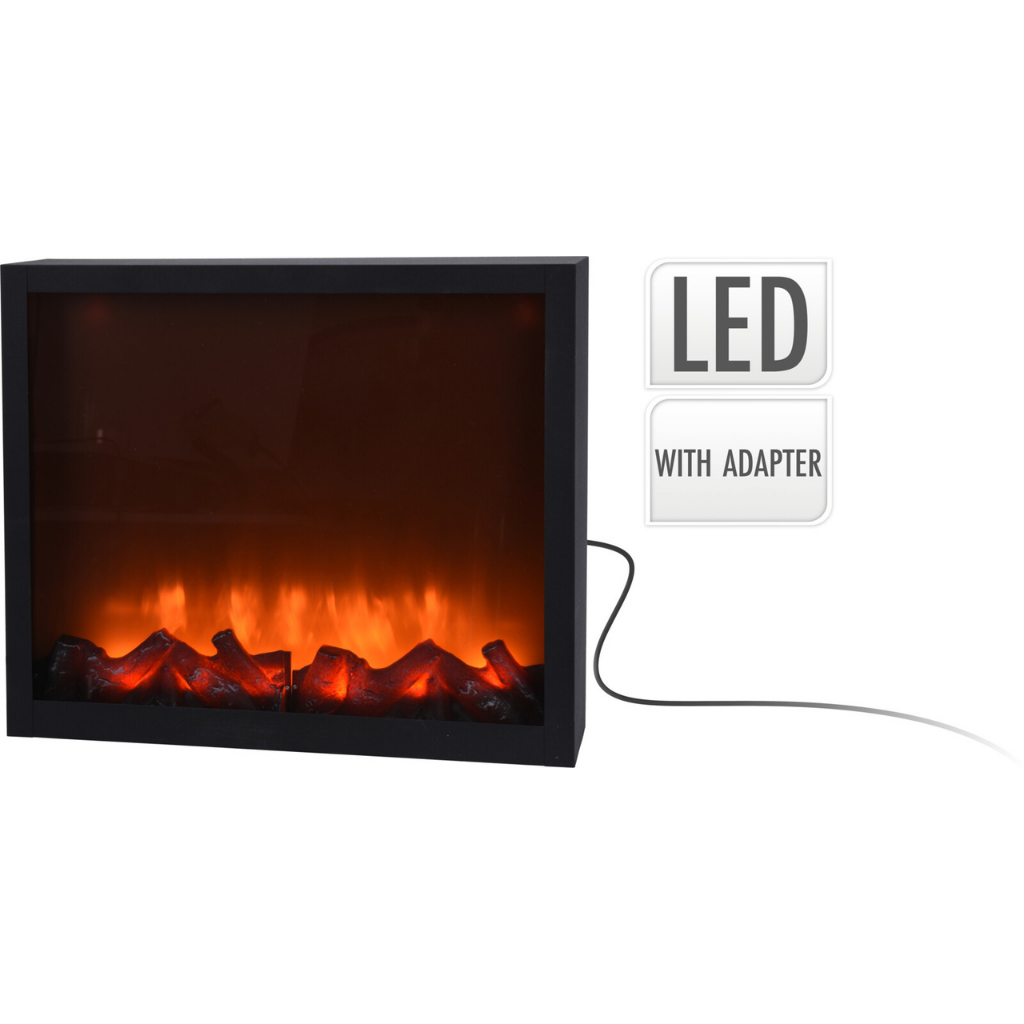 Luxe Sfeerhaard LED Realistisch Vlammeneffect 41 x 25 cm
