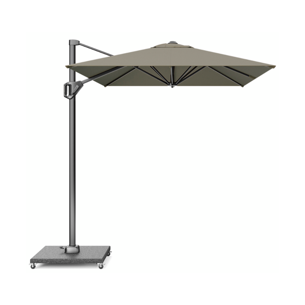 Platinum Zweefparasol Voyager T¹ Taupe 3 x 2 m