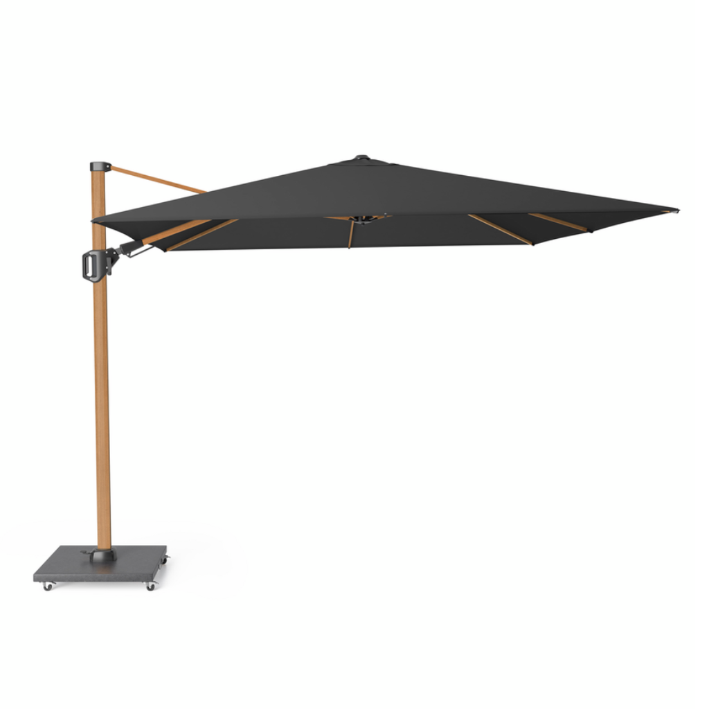 Platinum Zweefparasol Challenger T² Premium Zwart 300 x 300 cm