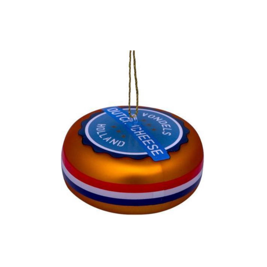 Vondels Kersthanger gouden kaas 5 cm