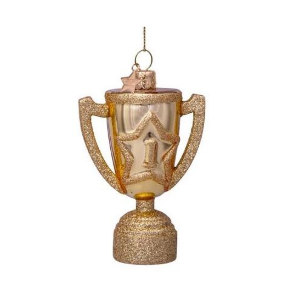 Vondels Kersthanger gouden trofee 9 cm