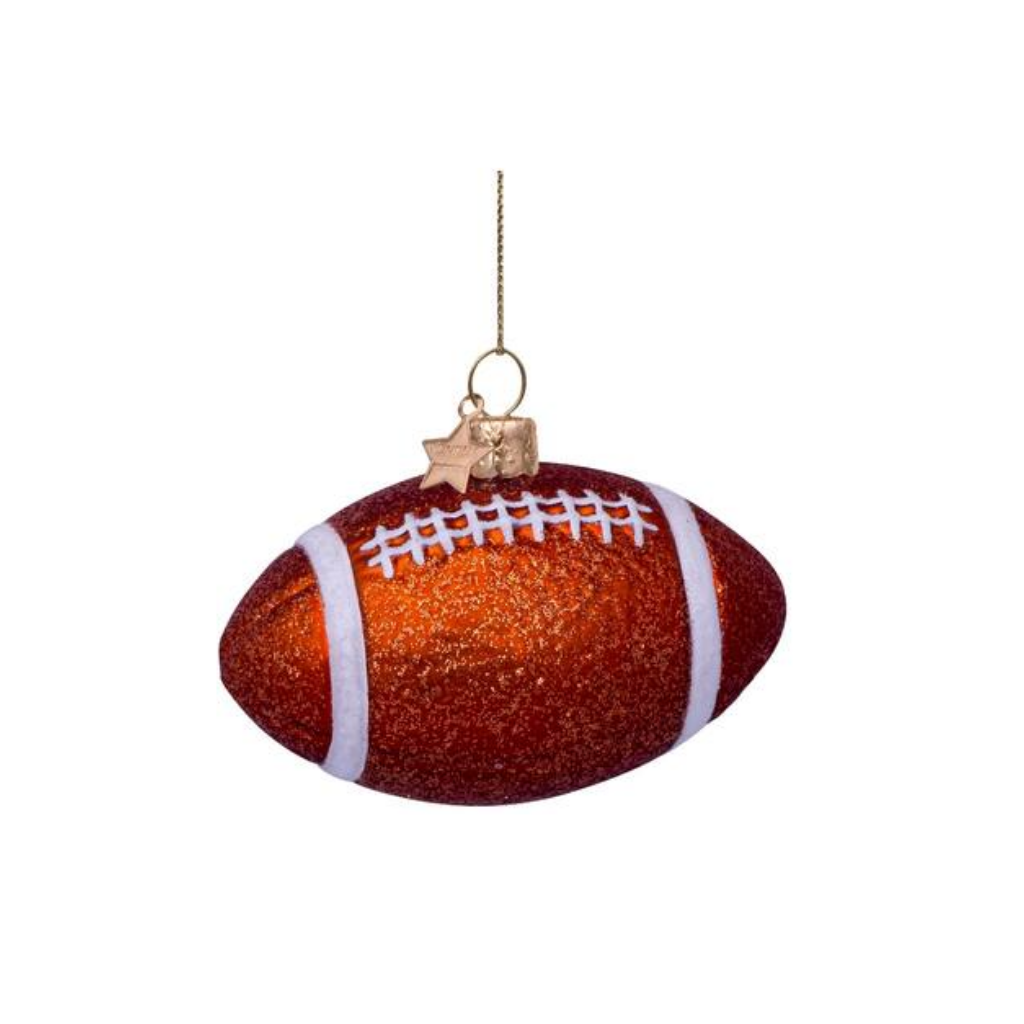 Vondels Kersthanger Amerikaanse rugbybal 6.5 cm