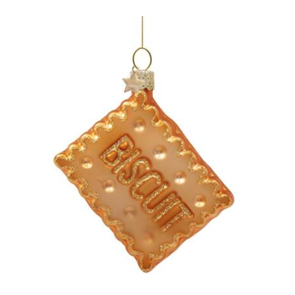 Vondels Kersthanger biscuitje naturel 6.5 cm