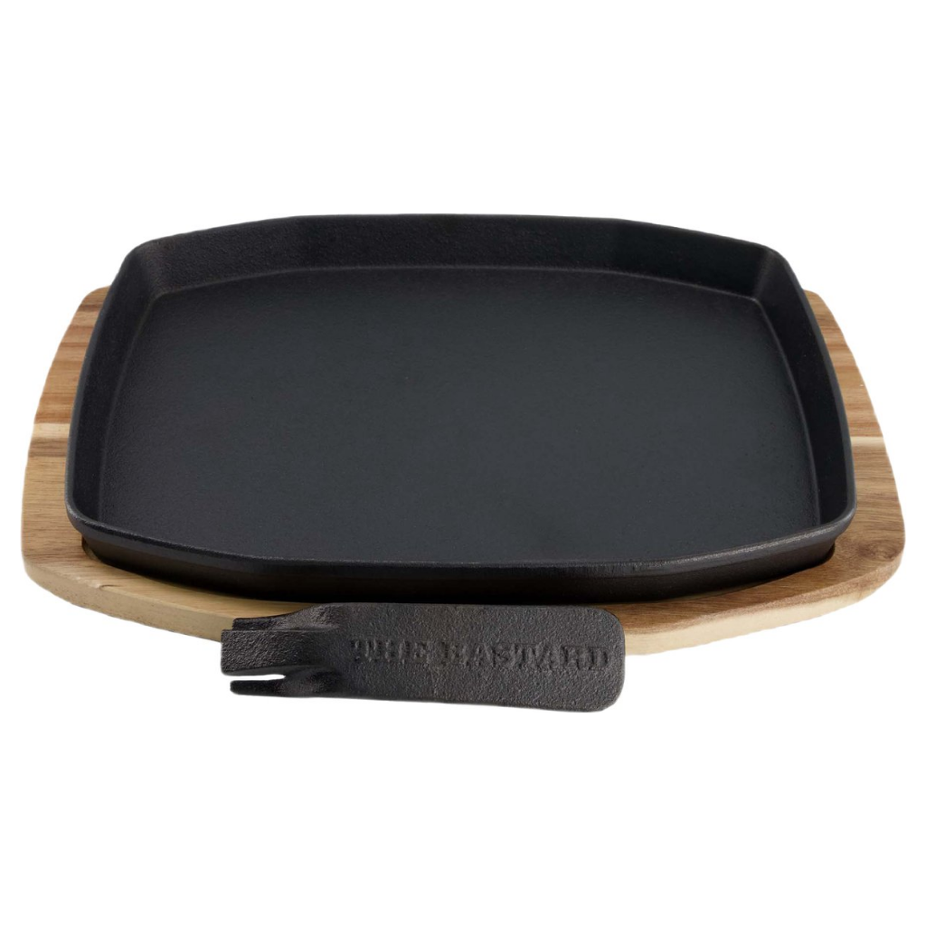 The Bastard Sizzling Plate & Holder Medium/Large 32.2 x 24.4 x 4 cm