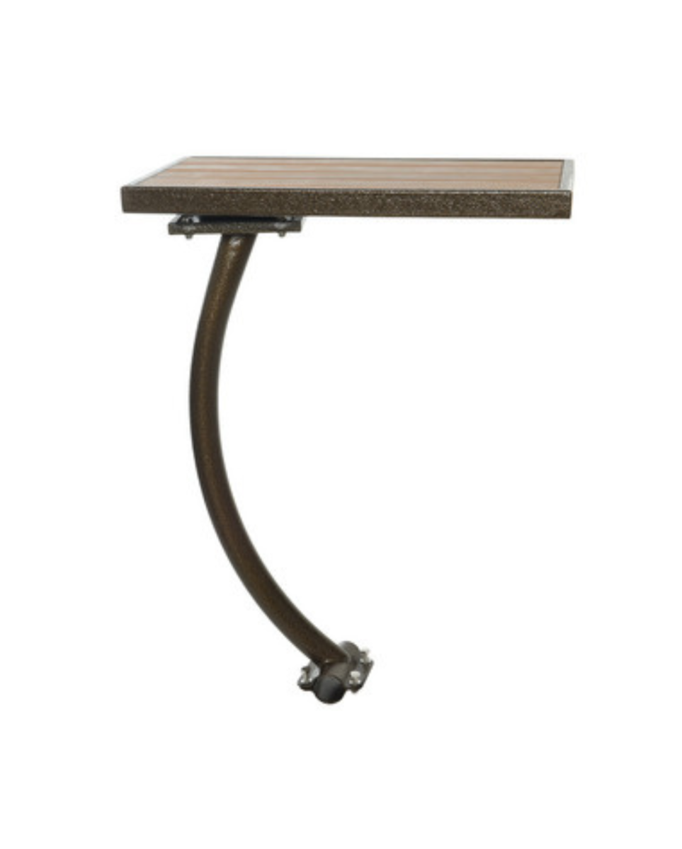 Decoris Bijzettafel Polywood Bruin 31 x 55 x 74 cm