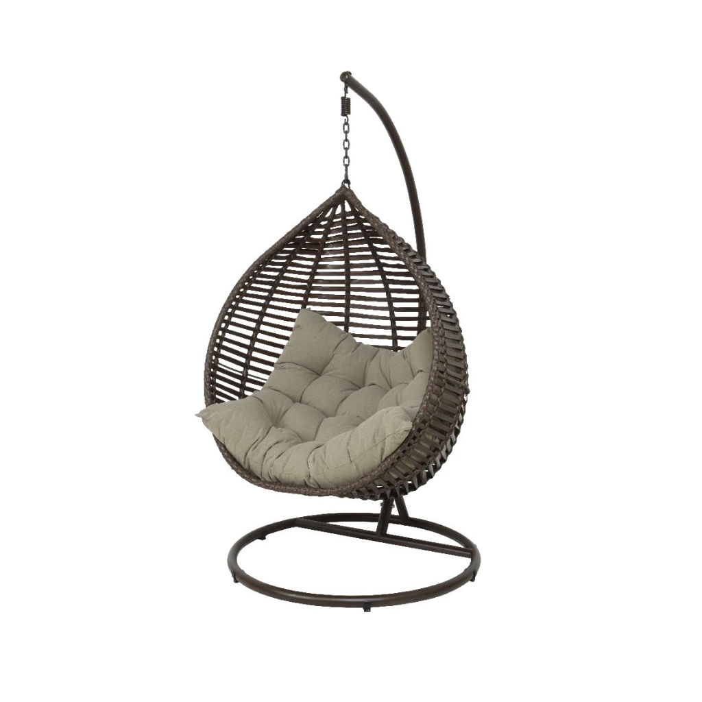 Decoris Hangstoel Amadora Bruin 118 x 105 x 196 cm