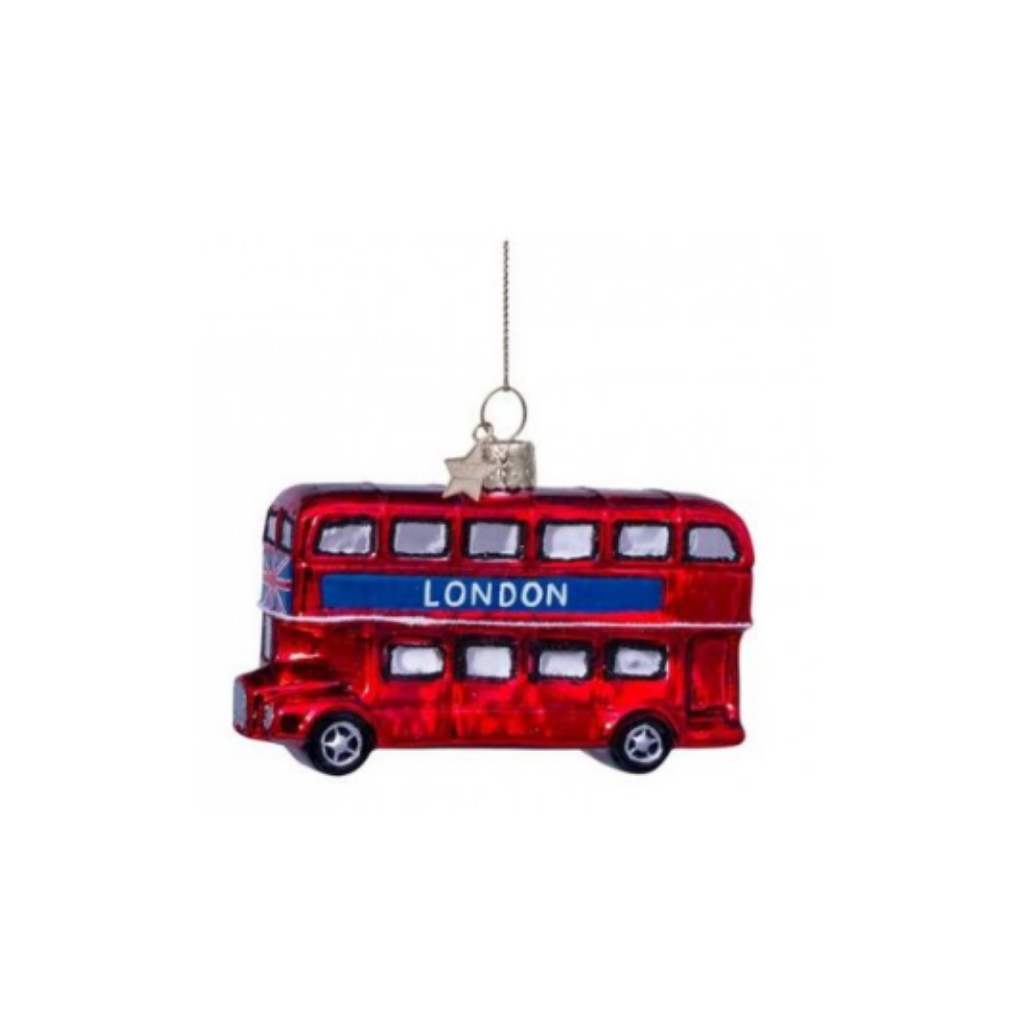 Vondels Kersthanger London dubbeldekker bus 7.5 cm