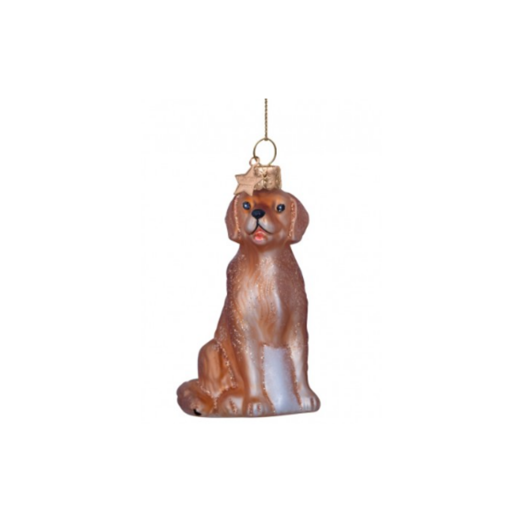 Vondels Kersthanger Golden retriever 8.5 cm