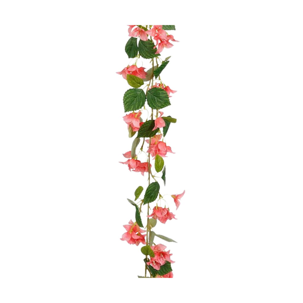Mica Decorations slinger bougainvillea roze 180 cm