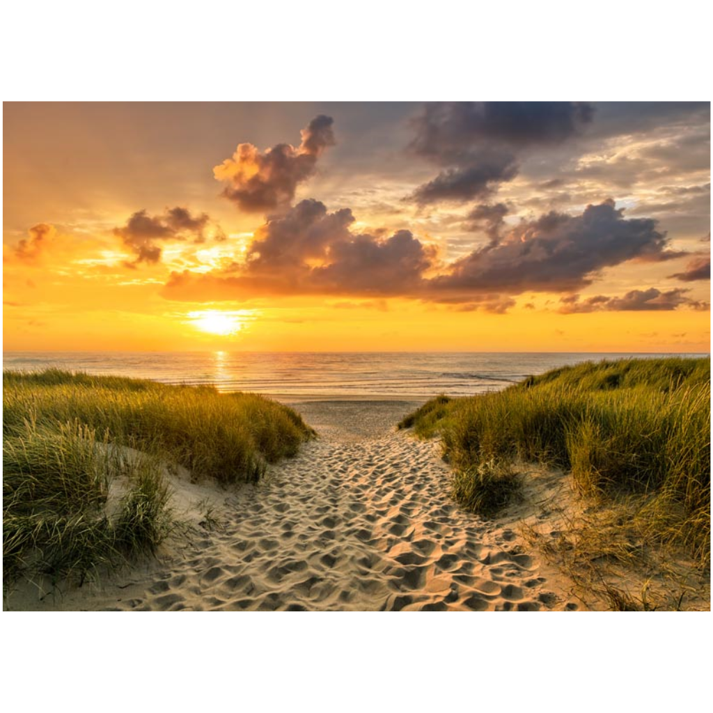 Tuinposter XL Zomeravond Strand 117 x 163 cm