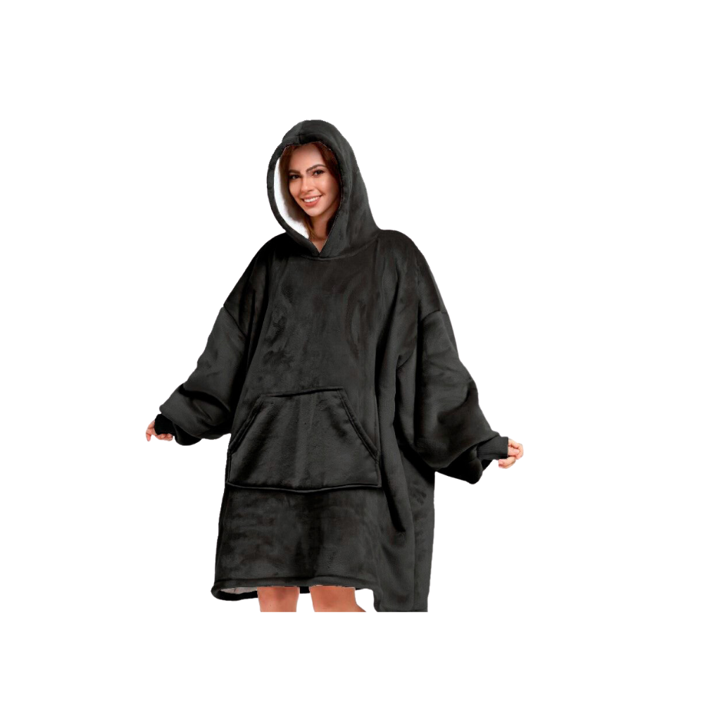 Dutch Decor Hoodie Sherry raven 170 x 110 cm